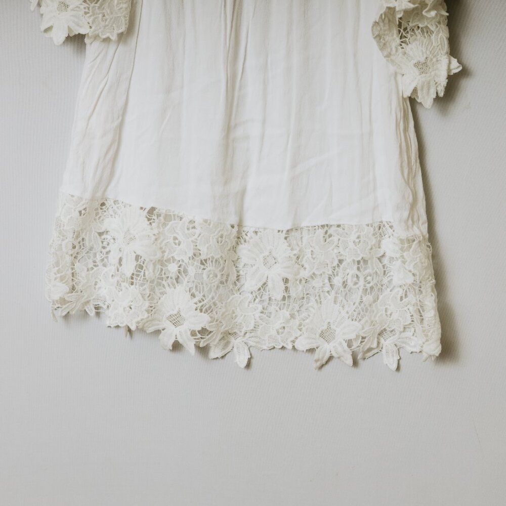 2 Chic Luxe One Size Lace Beach Dress Swim Cover Up - Picture 6 of 9